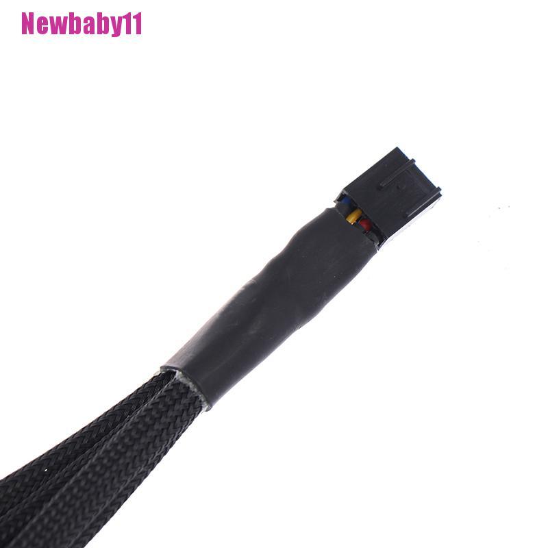 Cáp Chia Quạt Tản Nhiệt 4pin PWM 1 Sang 1 2 3 4 Newbaby11 Cho CPU Máy Tính