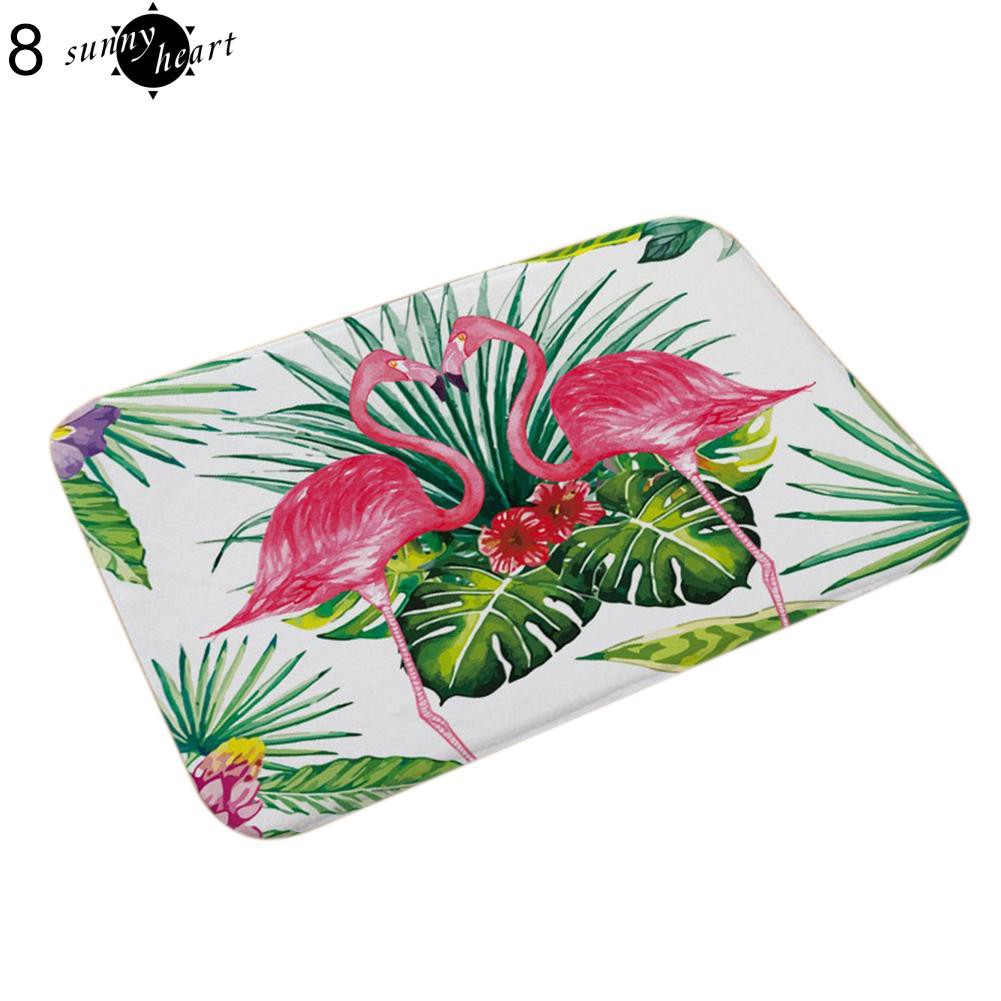 Thảm Chùi Chân Chống Trượt Họa Tiết Hồng Hạc