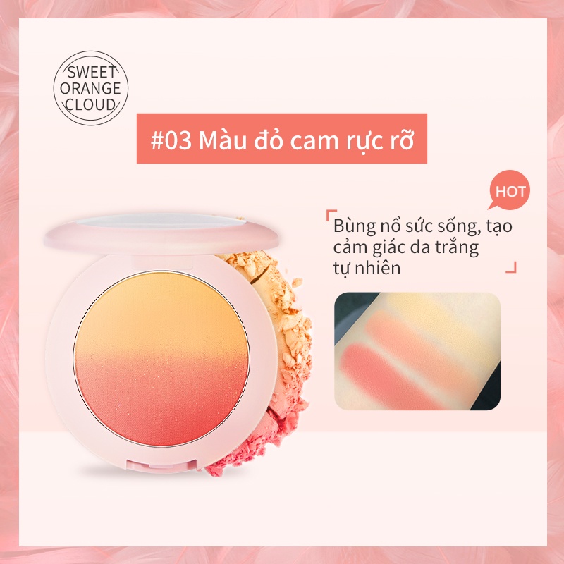 Phấn má hồng Judydoll màu gradient 4 màu sắc tùy chọn 4.3g