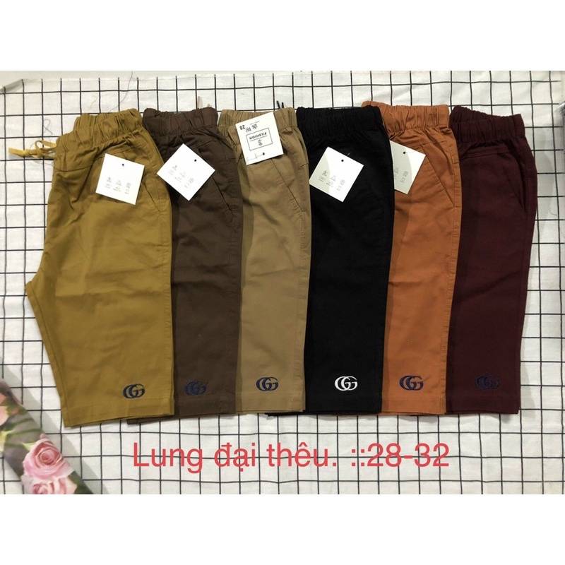 QUẦN SHORT KAKI NỮ CÓ GIÃN