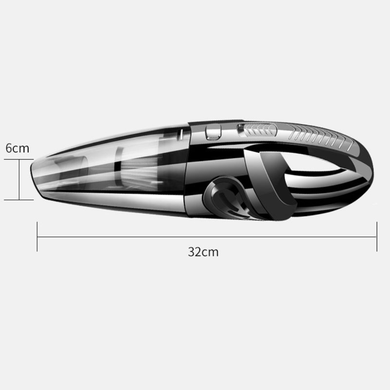 [HÀNG CÓ SẴN] Máy Hút Bụi Ô tô Cầm Tay R-6053, Máy Hút Bụi Mini Sạc Pin Không Dây Công Suất Cao Đa Năng