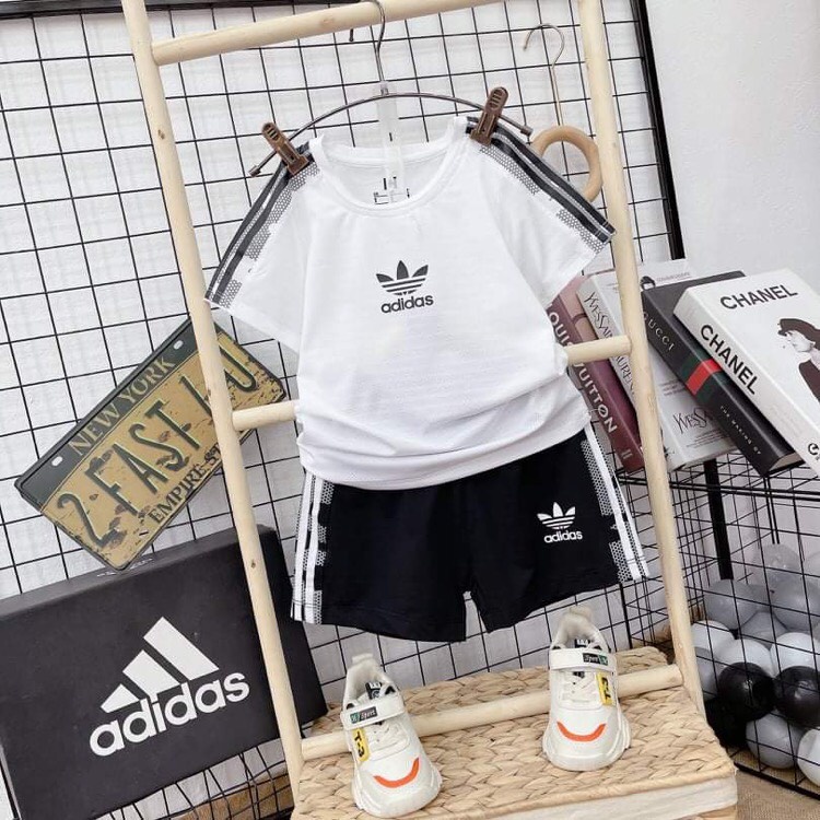 Đồ bộ áo mùa hè, bộ thể thao Ids cho bé trai 10-22 kg chất liệu thông hơi- VyVy Kids