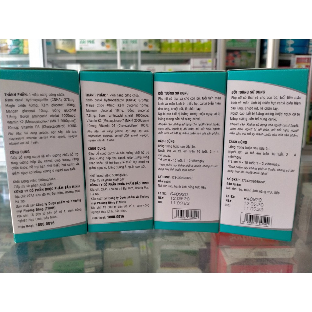 Canxi nano tự nhiên Avisure Hical cho bà bầu hộp 60 viên | Thế Giới Skin Care