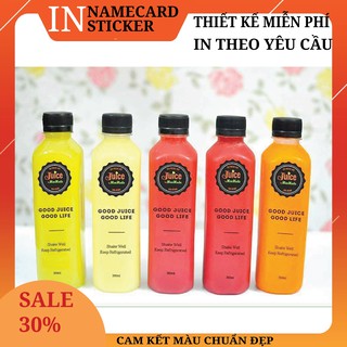 IN STICKER [COMBO 1000 STICKER (3X2CM)] - IN TEM NHÃN - STICKER DÁN - IN STICKER THEO YÊU CẦU - THIẾT KẾ MIỄN PHÍ.