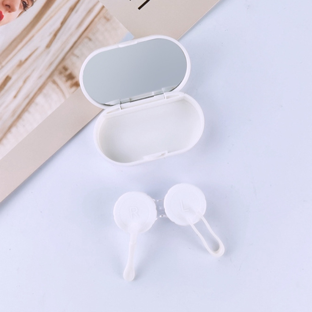 1 Hộp Đựng Kính Áp Tròng Kèm Nhíp Chống Bụi Tiện Dụng