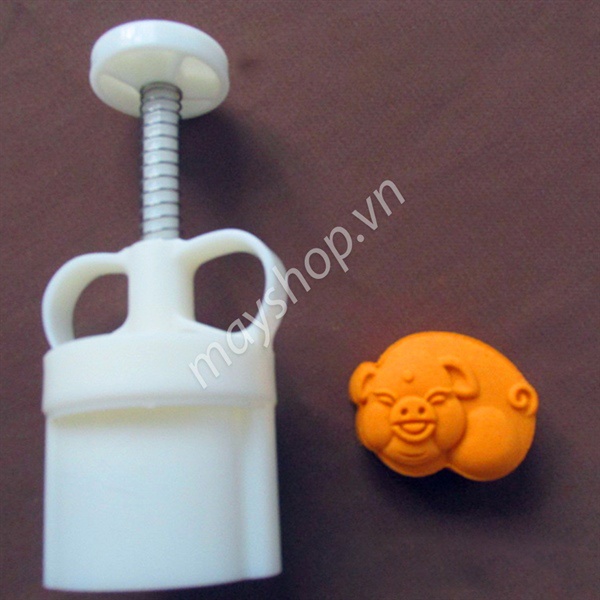 Khuôn trung thu 1 mặt Heo vàng (50g)/ KTT69