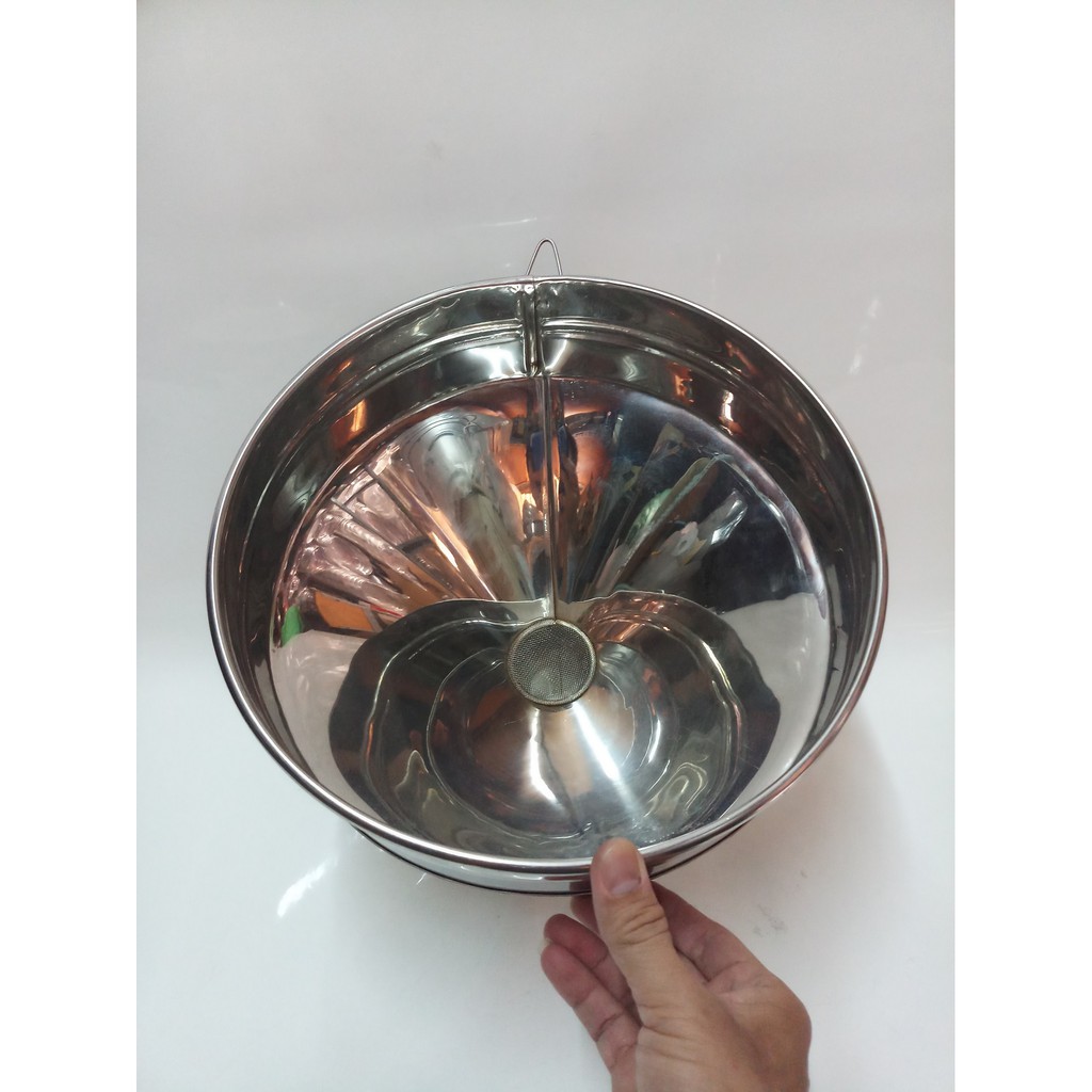 QUẶNG(PHỄU) INOX 304 ĐƯỜNG KÍNH 32CM ĐONG RƯỢU,DẦU ĂN.DẦU NHỚT,HÓA CHẤT...