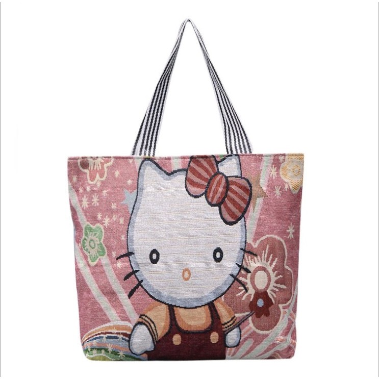 Túi Tote Túi Vải Canvas đựng đồ phong cách Vintage đựng đồ giá rẻ