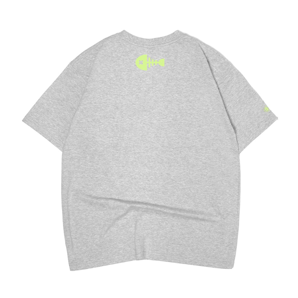 Áo thun cotton nữ form rộng màu xám Don't Kill My Vibe | DKMV Color Box Tee - Grey