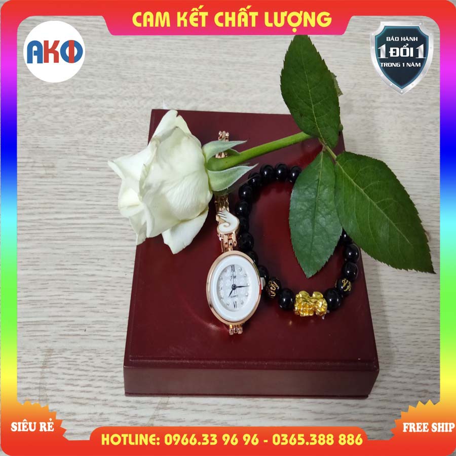 Đồng hồ thời trang nữ - AKIONU_001_J - Cam kết hàng chính hãng - Bảo hành 1 đổi 1 trong vòng 1 năm - Freeship