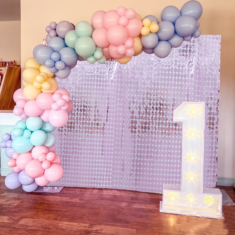 Rèm Kim Tuyến Lấp Lánh Kích Thước 1x2M Trang Trí Tiệc Sinh Nhật/Đám Cưới