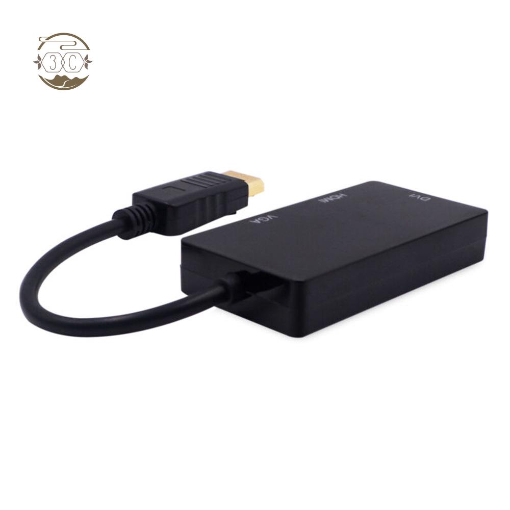 Đầu Chuyển Đổi Từ Displayport Dp Sang Hdmi / Dvi / Vga 1080p | BigBuy360 - bigbuy360.vn