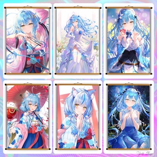Poster Vải Hololive Yukihana Lamy