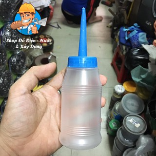 Bình Nhựa Chiết 200ml - Dùng đựng dầu máy, dầu nhớt, chất lỏng