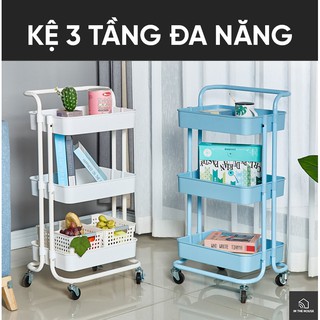 [CHẤT LƯỢNG, GIÁ GỐC] KỆ ĐỒ 3 TẦNG ĐA NĂNG, THIẾT KẾ HIỆN ĐẠI, CÓ BÁNH XE
