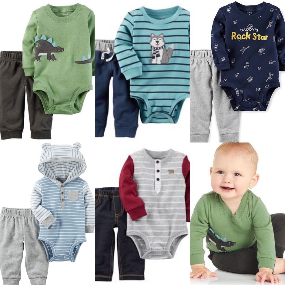 Set body kèm quần Carter , set body cho bé trai , body cho bé hàng xuất khẩu size 3M
