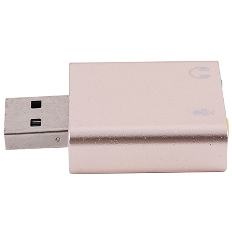 Card Âm Thanh Chuyển Đổi Usb 7.1 Sang Jack 3.5mm Cho Pc / Laptop