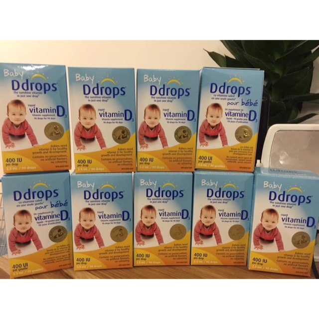 ddrop 400ui của Mỹ vẫn đứng Top 1 và e bán chạy nhất có ngày hết 10 hộp 😂. 1 lọ này dùng được 3 tháng nhé ạ.