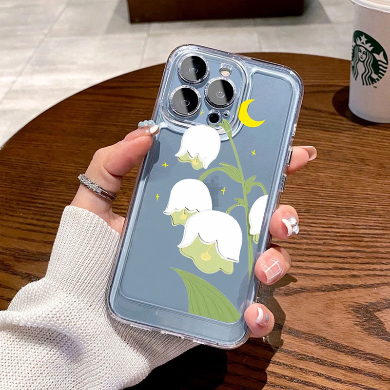 Suntaiho Ốp lưng iphone Ốp Điện Thoại Mềm Trong Suốt In Hình Hoa Hướng Dương Cho Iphone 13 / Pro / 13 Pro / Max 12 Pro / Max / Xs Max / XR / 7 / 8 Plus
