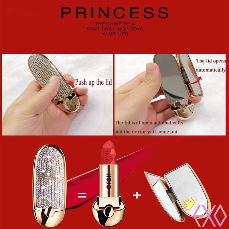 [Hàng mới về] Son thỏi lì lâu trôi HOJO với thiết kế vỏ lấp lánh thời trang cho phái đẹp | BigBuy360 - bigbuy360.vn