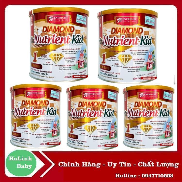 Combo 5 lon sữa Diamond Nutrient Kid 1,2 (700g)