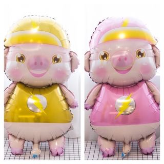 L9. Bóng heo tia chớp trang trí sinh nhật