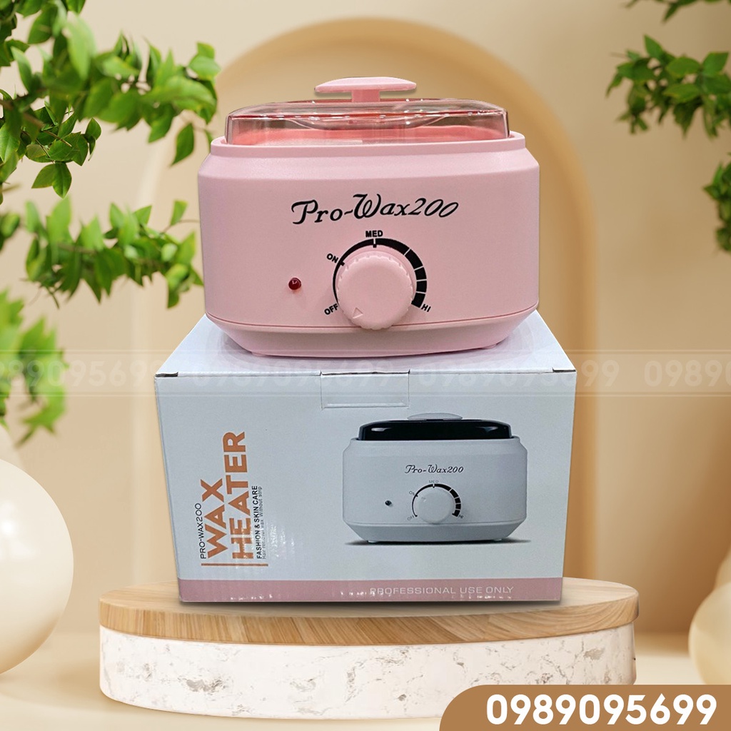 ComBo 2 Món Nồi nấu sáp wax lông cao cấp Pro wax200 kèm bát nấu chống dính