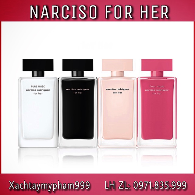 Nước Hoa Narciso For Her_Narciso EDT 50ml-100ml Nước Hoa Nữ Chính Hãng