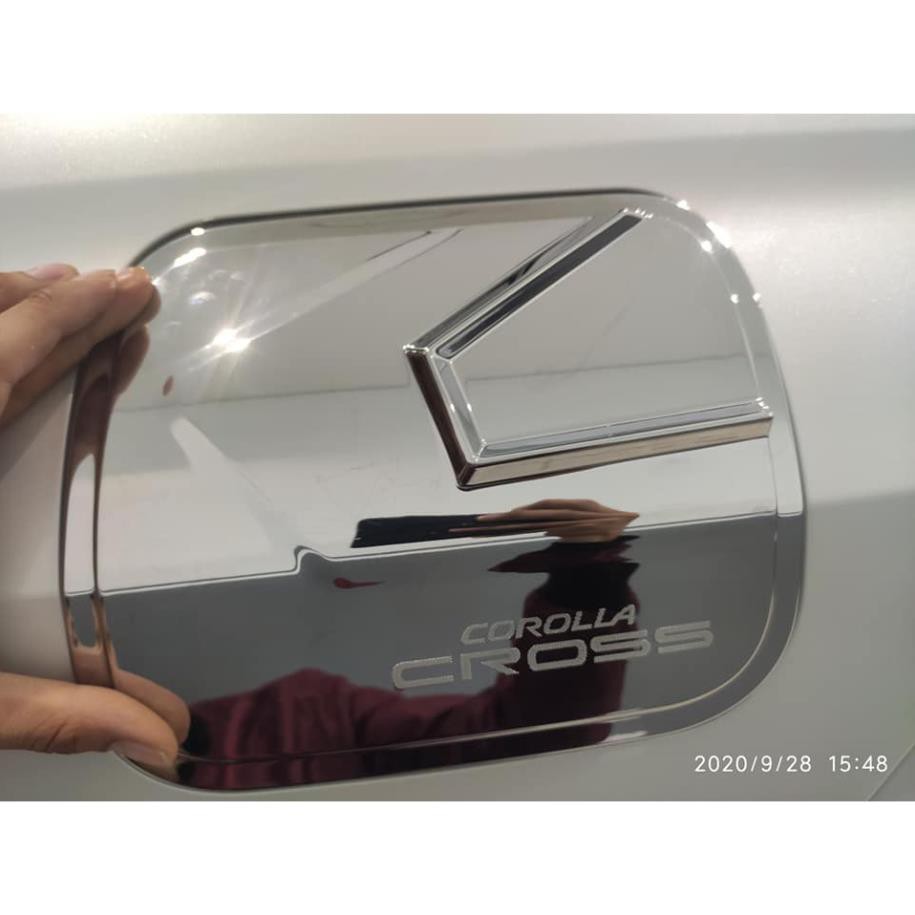 Ốp nắp bình xăng Cross 2020 2021 mẫu Mạ Crom