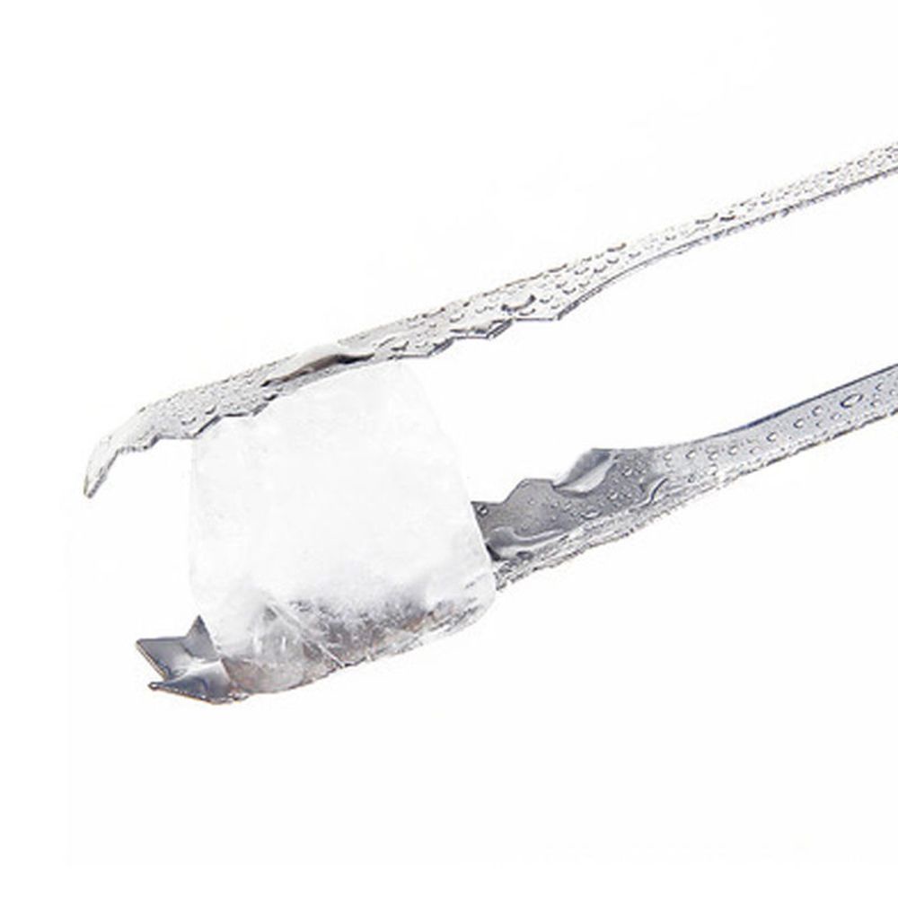 YIYU 1 Kẹp Gắp Đá Viên / Đường Nướng Bbq Mini Bằng Thép Không Gỉ Nhiều Màu Dài 15cm