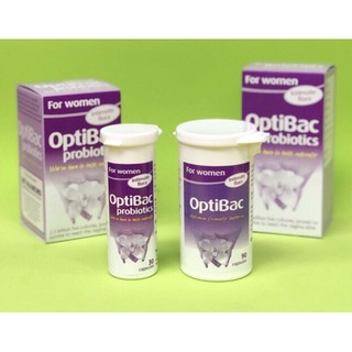 Cặp Men phụ khoa Optibac tím 30 viên/ 90 viên