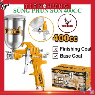 400cc máy phun sơn dùng khí nén ingco asg4042