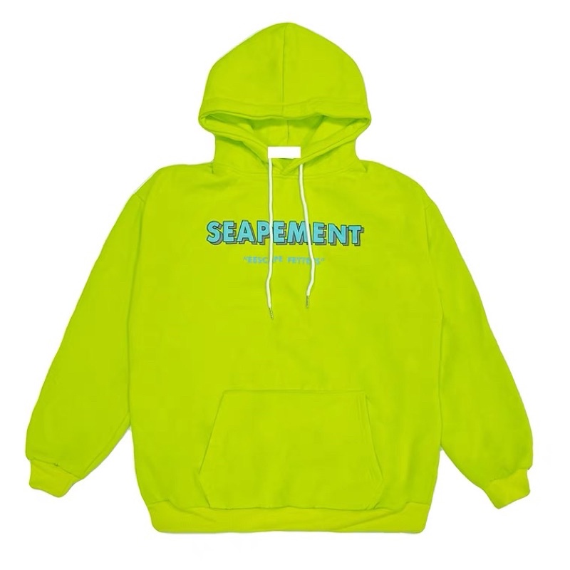 [SẴN] Áo hoodie màu xanh neon, áo nỉ có mũ màu xanh neon | BigBuy360 - bigbuy360.vn