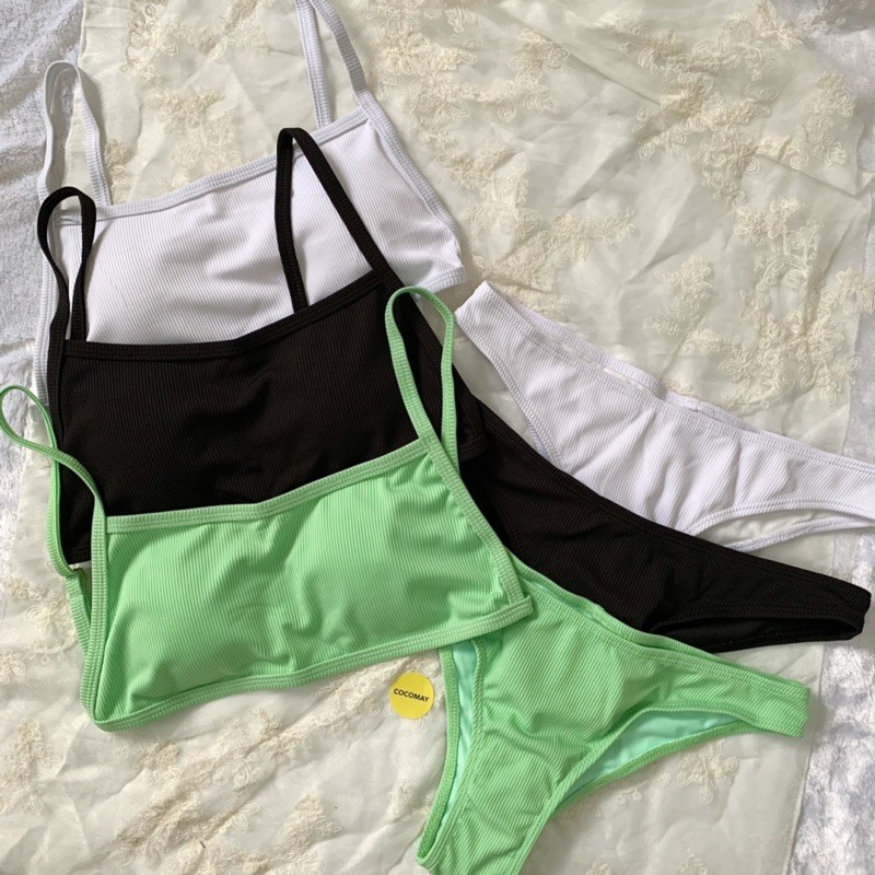 Bikini 2 mảnh áo ngang