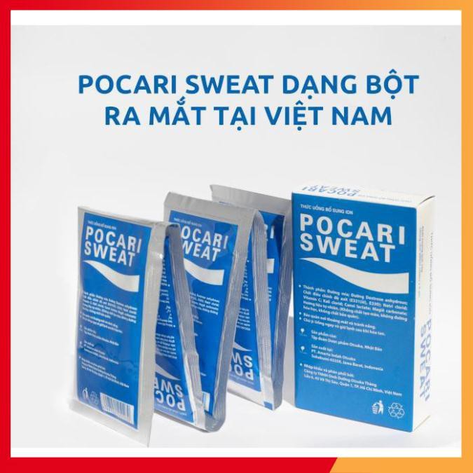 Hộp 5 Gói Nước Bù Điện Giải POCARI SWEAT Nhật Bản Dạng Bột (Gói 15gr)