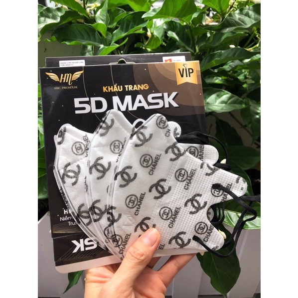 Khẩu trang 5D mask HOÀNG MINH, 1 hộp 10cái