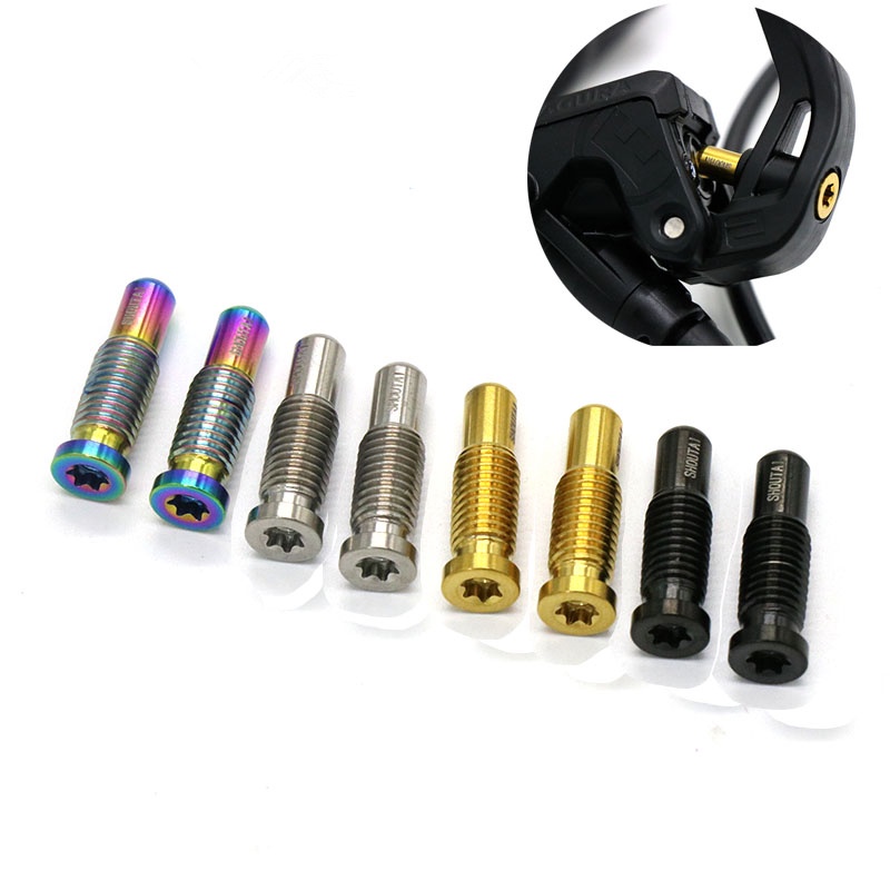 Set 2 Ốc Vít Hợp Kim Titan Bke TC4 Dùng Để Sửa Chữa Tay Phanh Xe Đạp Leo Núi