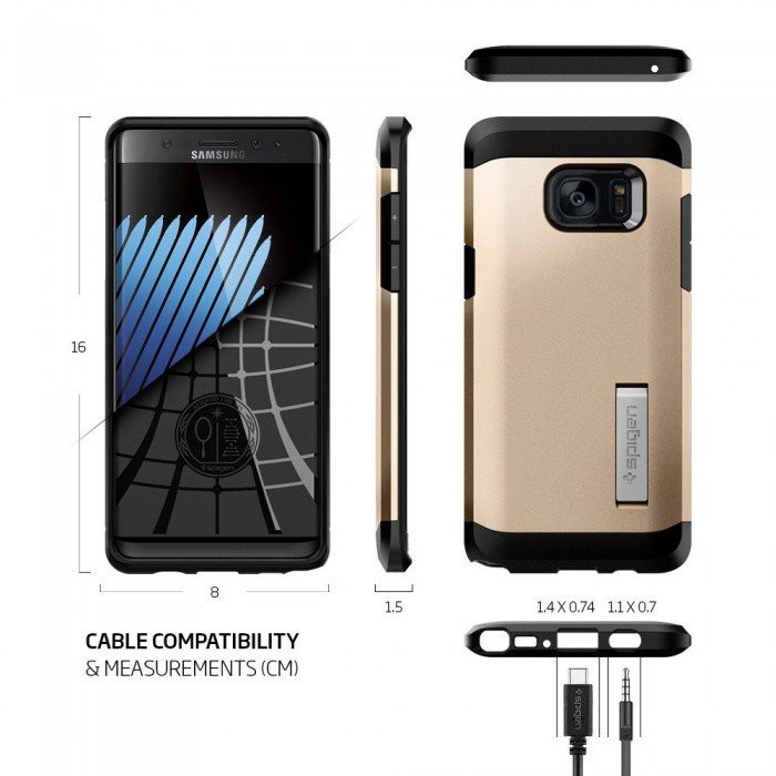 Ốp Spigen Tough Armor Galaxy Note Fe