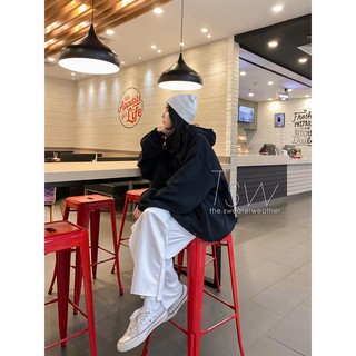 Quần suông nỉ da cá cạp cao TSW