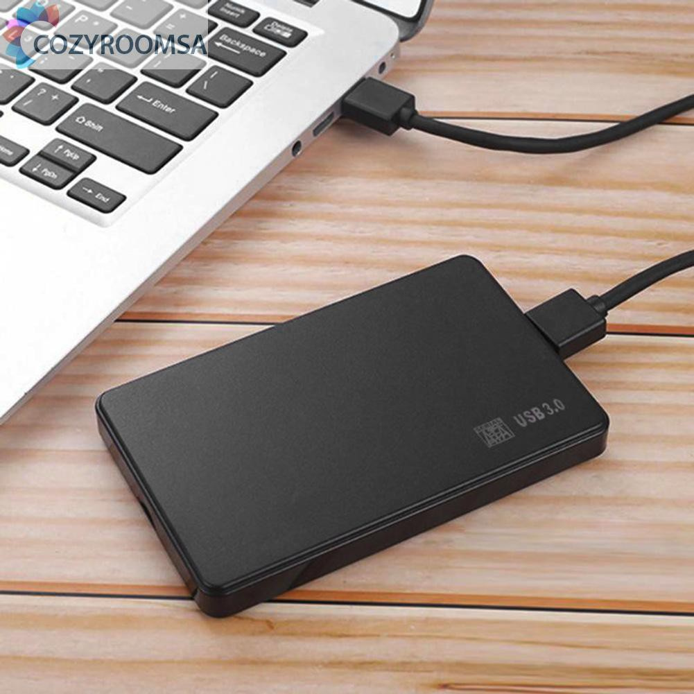 Hộp Đựng Ổ Cứng Ngoài 3tb Usb 2.0 / 3.0 Cho Laptop Pc 2.5 Inch Sata Ssd Hdd