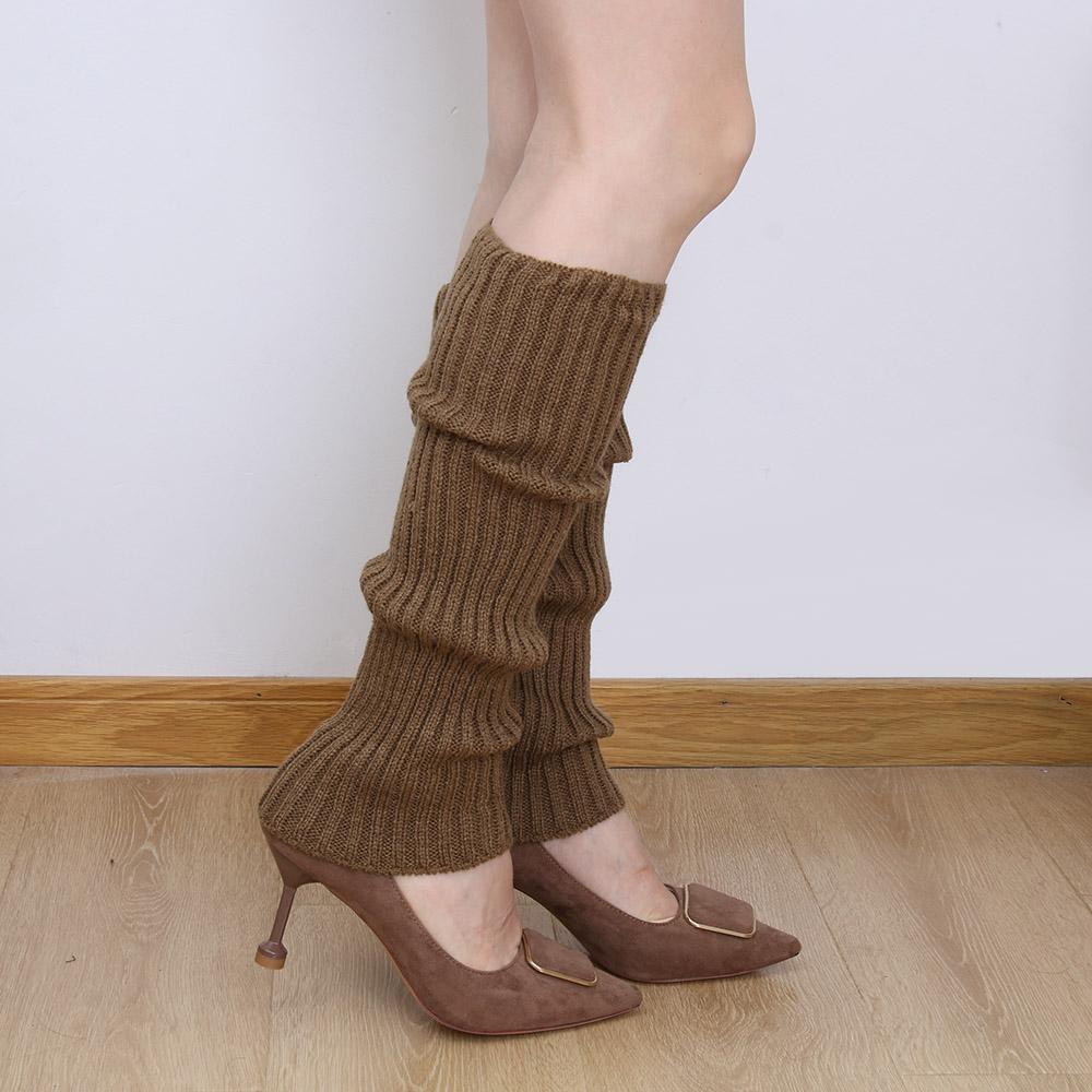 LEILY Vớ Dệt Kim Bảo Vệ Ống Chân Màu Sắc Xinh Xắn Cho Bé Gái