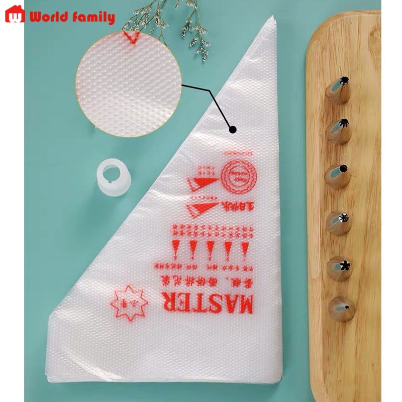 Túi Bắt Kem Nilong 3 Kích Cỡ Túi Trang trí Bánh Sinh Nhật Bánh Kem  Bánh 100 Cái