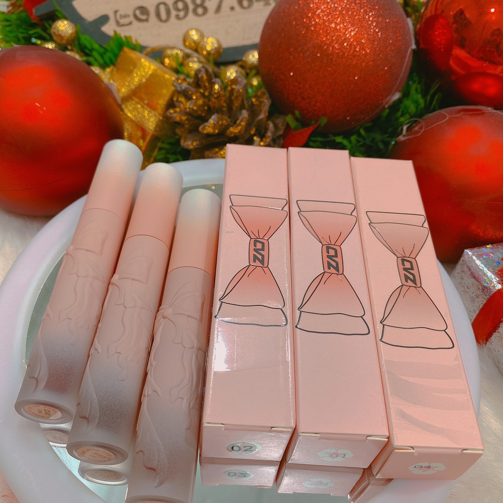 Son Kem Lì Thiết Kế Vỏ Hình Nơ Xinh Xắn Cvz Y3 | BigBuy360 - bigbuy360.vn