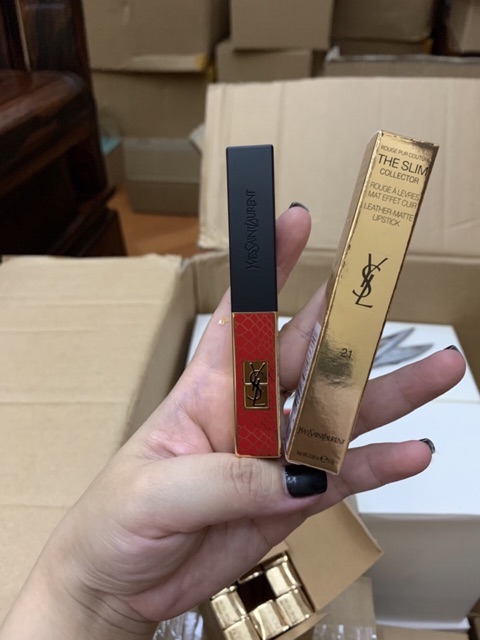 Son Ysl Slim Collector màu 21 28 - bản vỏ đỏ