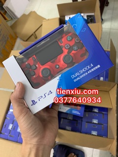 ps4 tay cầm DualShock PS4 mầu đỏ camo