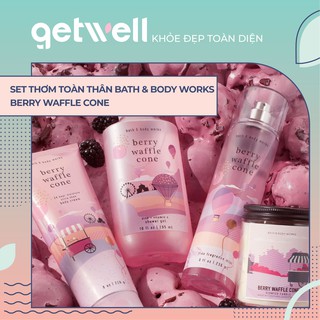 BERRY WAFFLE CONE | Sản Phẩm Tắm Dưỡng Xịt Thơm Toàn Thân Bath & Body Works