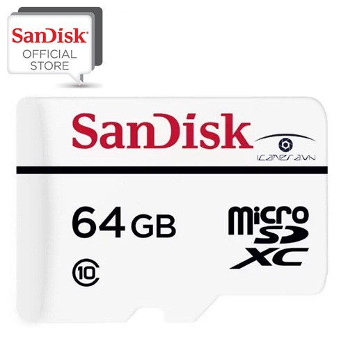 Thẻ nhớ MicroSDXC SanDisk High Endurance dung lượng 64GB kèm adapter