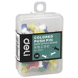Ghim mũ nhựa màu Deli 21