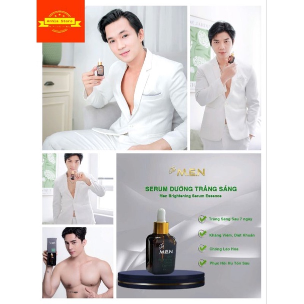Serum Dưỡng Trắng Da Nam The Men Brightening Serum Esenence 30ml - Serum The Men - AnhLa Store