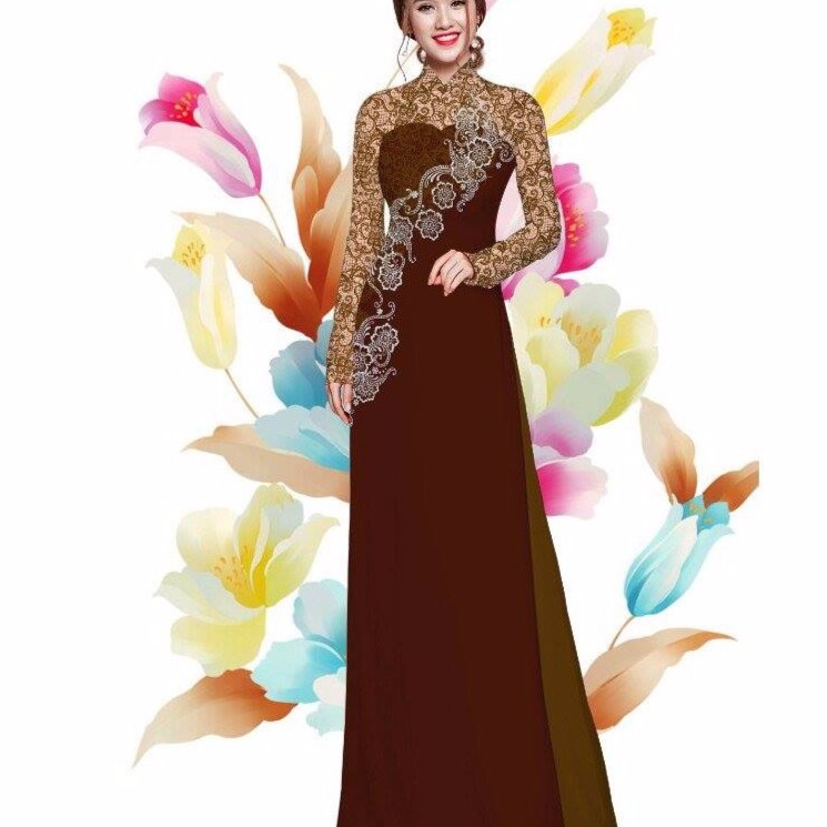 Vải áo dài in 3D